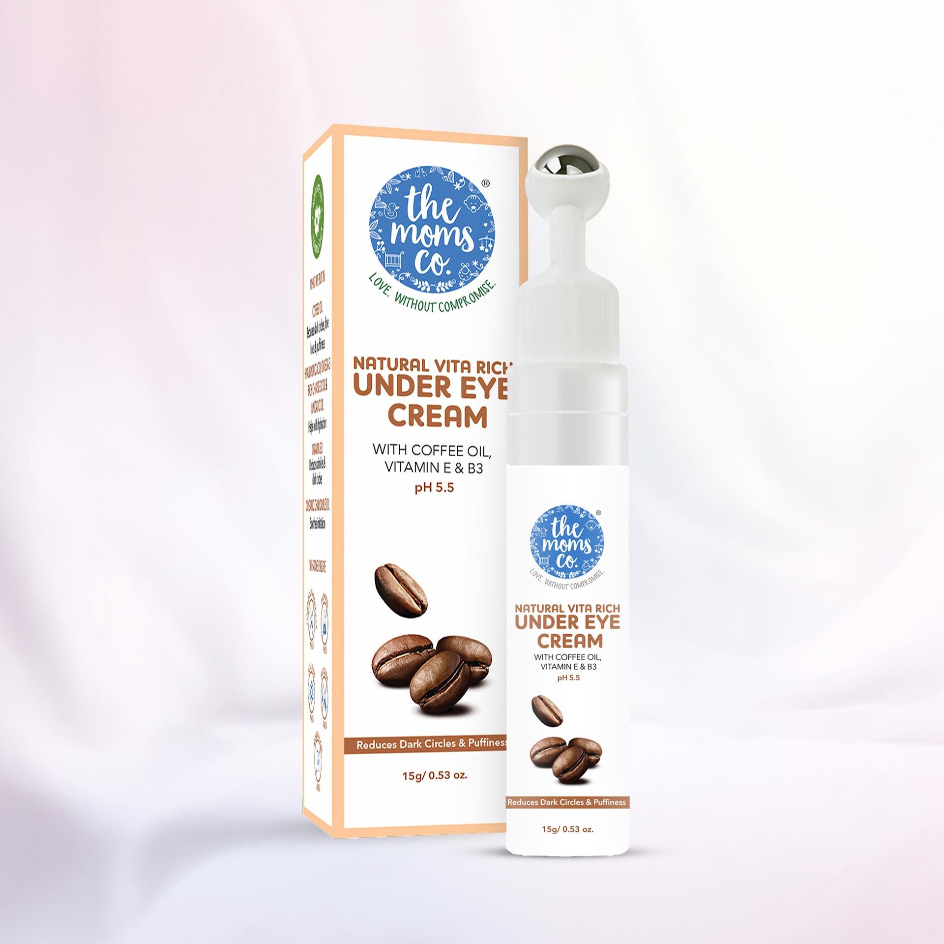 The Moms Co Natural Vita Rich Under eye cream - 15 Gms