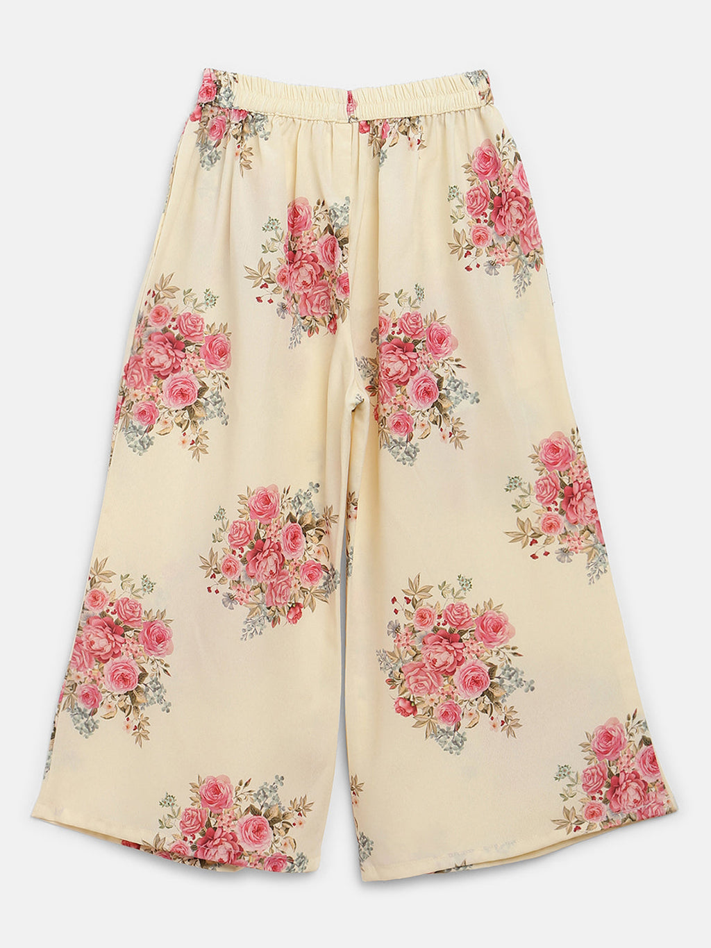 Ahalyaa Beige Crepe Straight Kurta Sets
