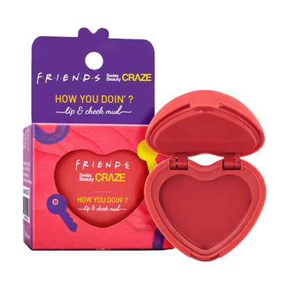 Swiss Beauty Craze How You Doin? Lip & Cheek Mud - 1 Playful Pink