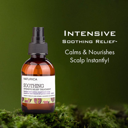 Naturica Soothing Relief Anti-Dandruff Treatment for Sensitive Scalp, Sooth Hair with Thyme & Sage