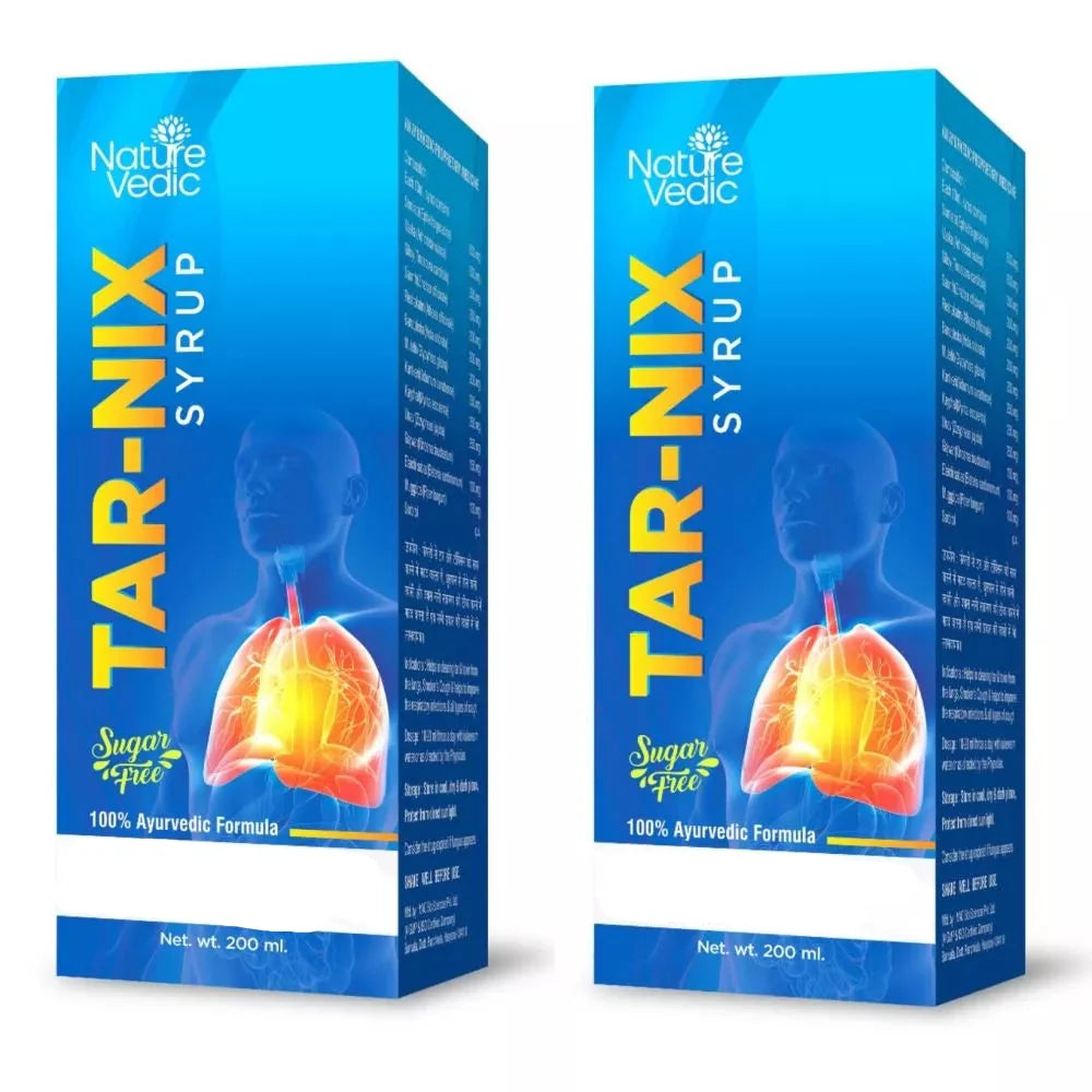 Nature Vedic Tar Nix Syrup - 200 ml (Pack of 2)