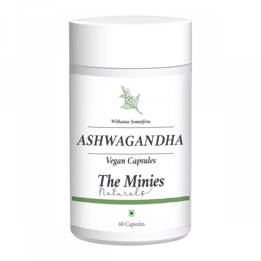 Minies Naturals Ashwagandha Capsules - 60 capsules