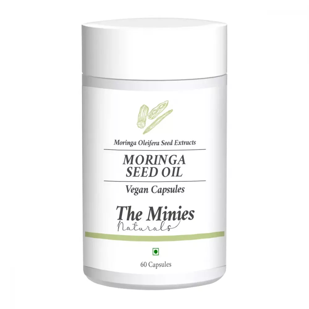 Minies Naturals Moringa Seed Oil Vegan Capsules - 60 capsules