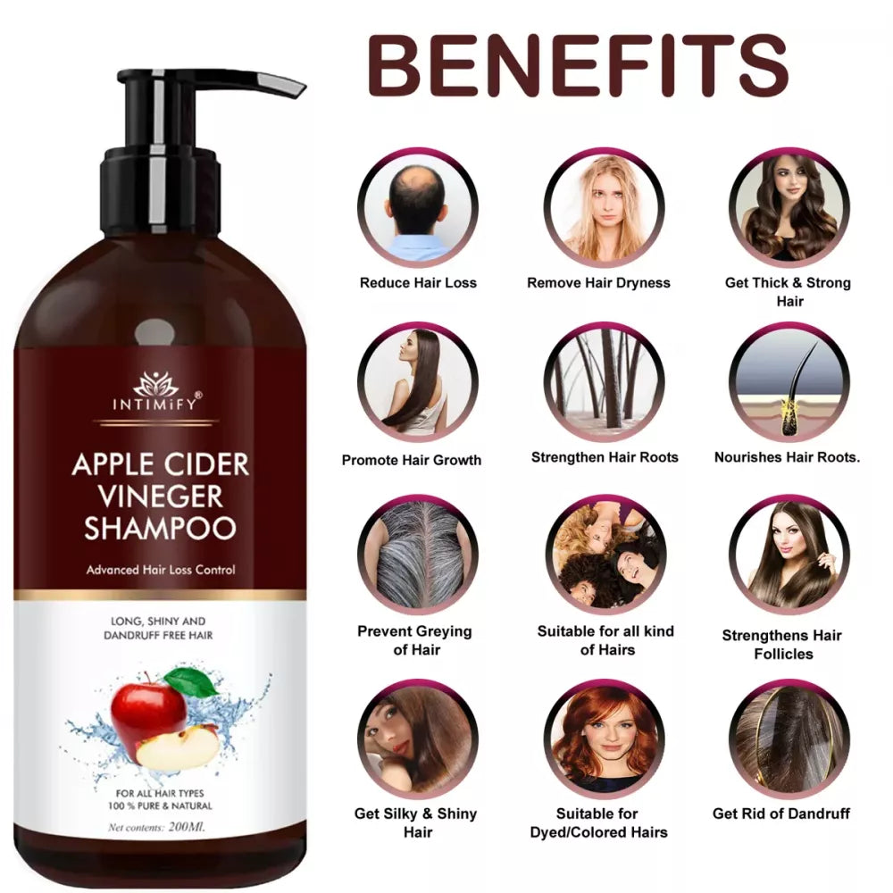 Intimify Apple Cider Vineger Shampoo - 200 ml
