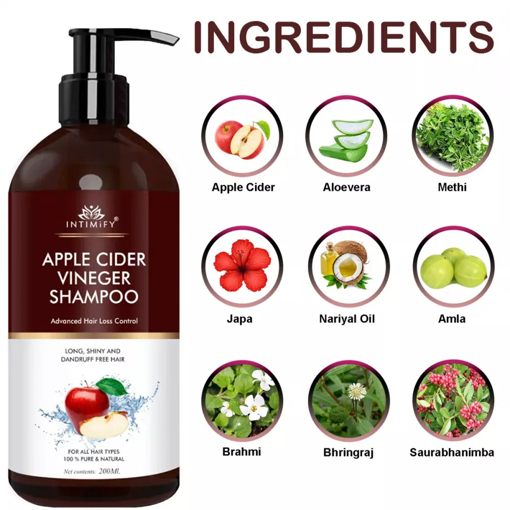 Intimify Apple Cider Vineger Shampoo - 200 ml