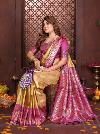 Anaita Banarasi Tissue Silk Saree