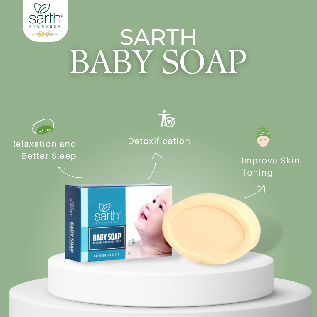 Sarth Ayurveda Sarth Baby Soap - 100 gms