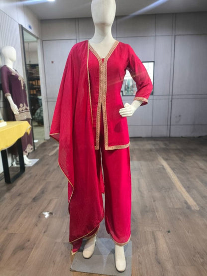 Anaita Pink Stylish Readymade Co-Ords Set