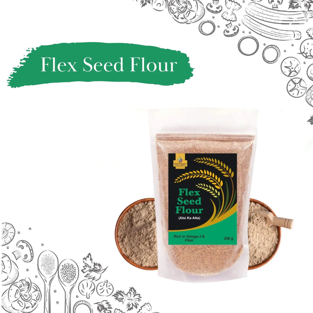 Jioo Organics Flax Seed Flour Power - 250 gms