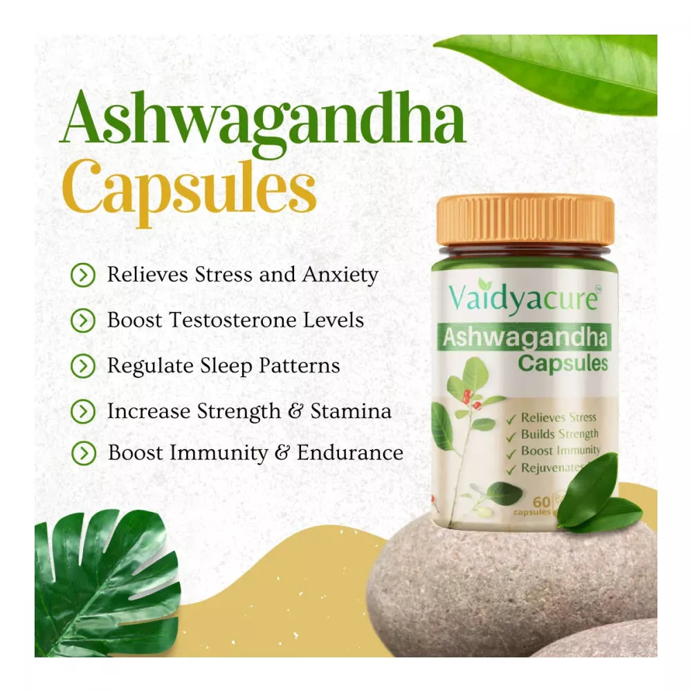 Vaidyacure Ashwagandha - 60 caps