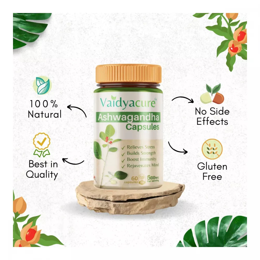 Vaidyacure Ashwagandha - 60 caps