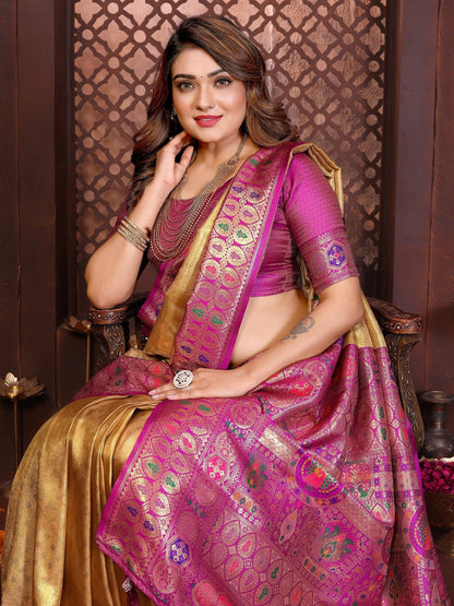 Anaita Banarasi Tissue Silk Saree