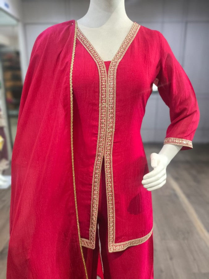Anaita Pink Stylish Readymade Co-Ords Set