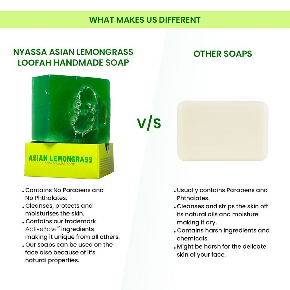 Nyassa Lemongrass Loofah Soap