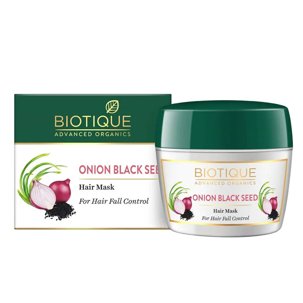 Biotique Advanced Organics Onion Black seed Hair Mask For Hair Fall Control - 175 gms