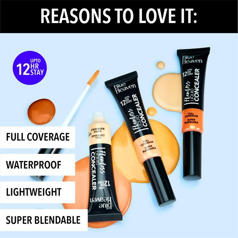 Blue Heaven Flawless Liquid Concealer 401 - Caramel