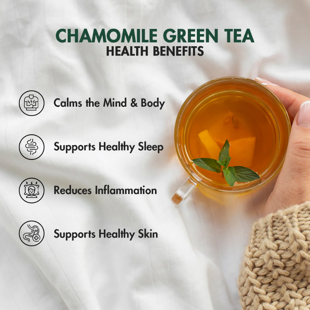 Tea Treasure Chamomile Loose Leaf Green Tea