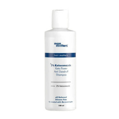 Man Matters 2% Ketoconazole Anti Dandruff Shampoo, Cruelty Free, Vegan, No Side Effects