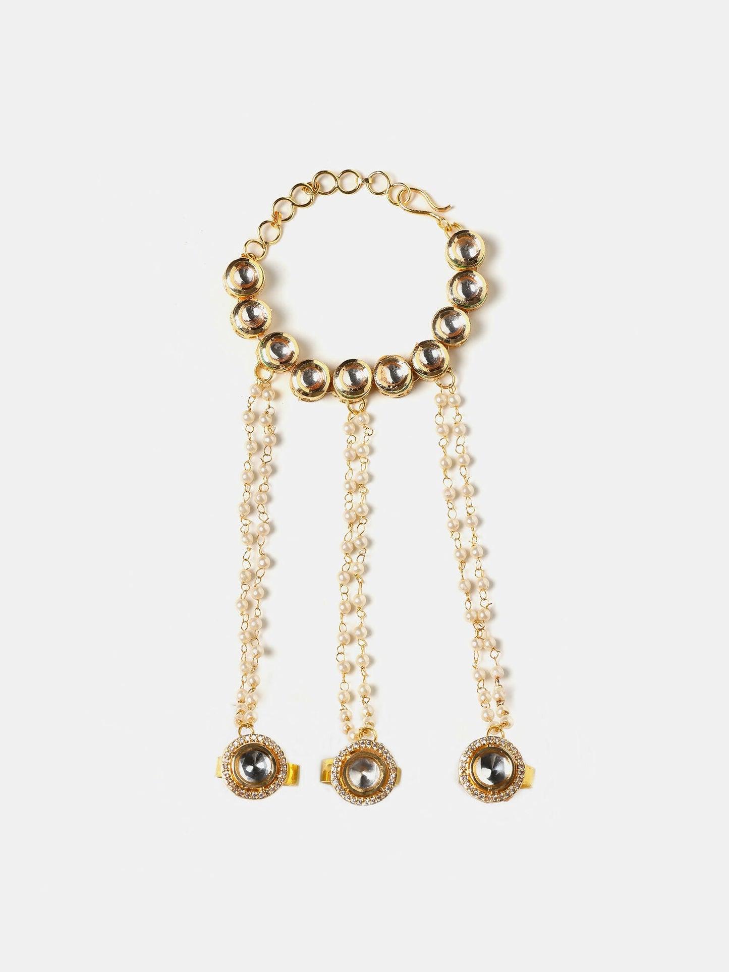 Ruby Raang Noor-E-Pearl Hand Harness