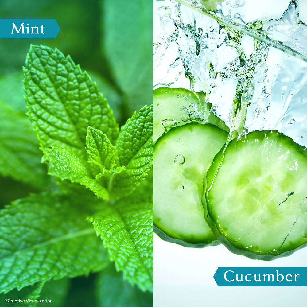 Vivel Cooling Body Wash Mint & Cucumber Moisturizing Shower Gel Supersaver Refill Pouch