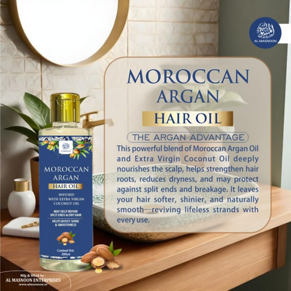 Al Masnoon Morrocan Argan Hair Oil
