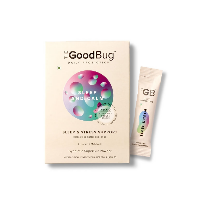 The Good Bug Sleep and Calm SuperGut Powder for Healthy Deep Sleep & Stress Relief 15 Days Pack