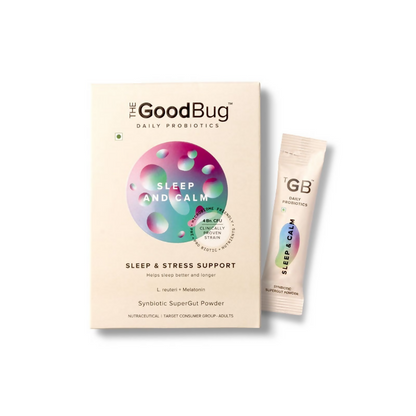 The Good Bug Sleep and Calm SuperGut Powder for Healthy Deep Sleep & Stress Relief 15 Days Pack