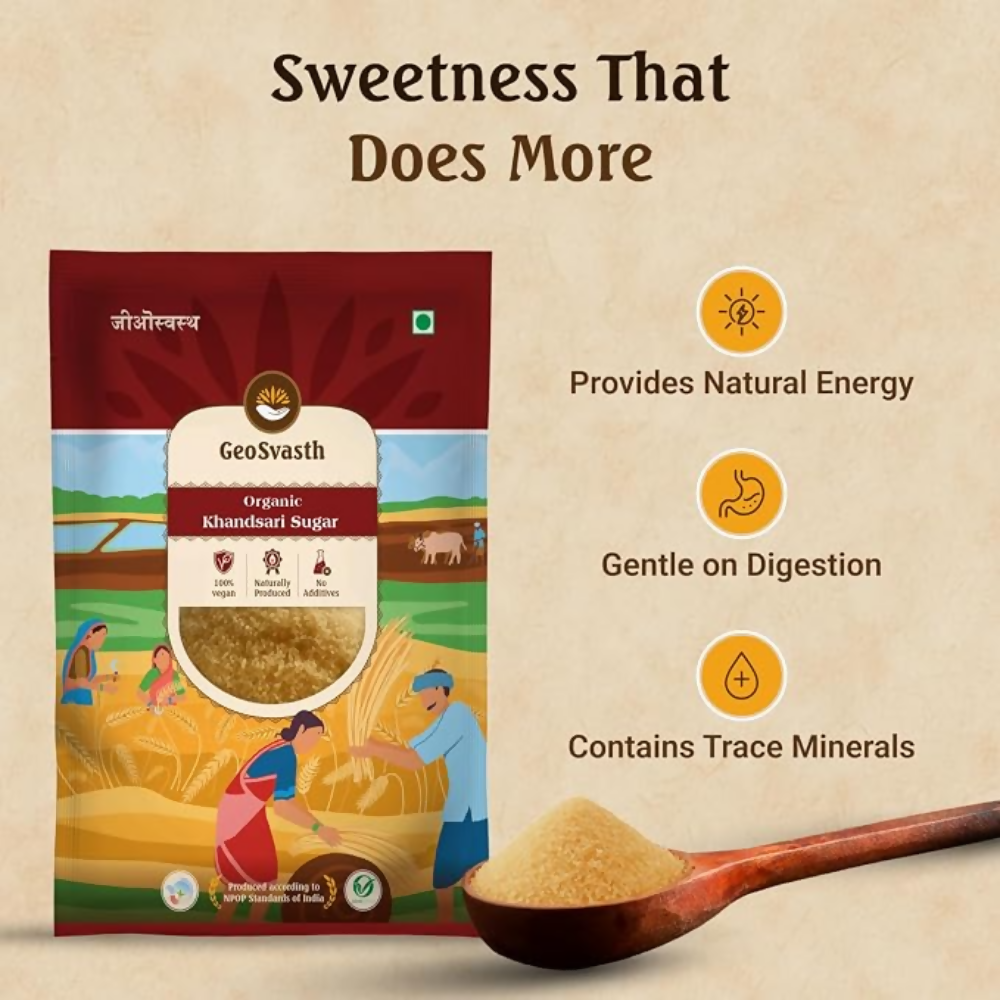 Geosvasth Organic Khandsari Sugar