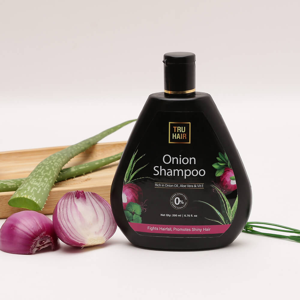 Tru Hair Onion Shampoo For Hair Fall – 200 ml