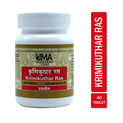 Uma Ayurveda Krimikuthar Ras Tablets