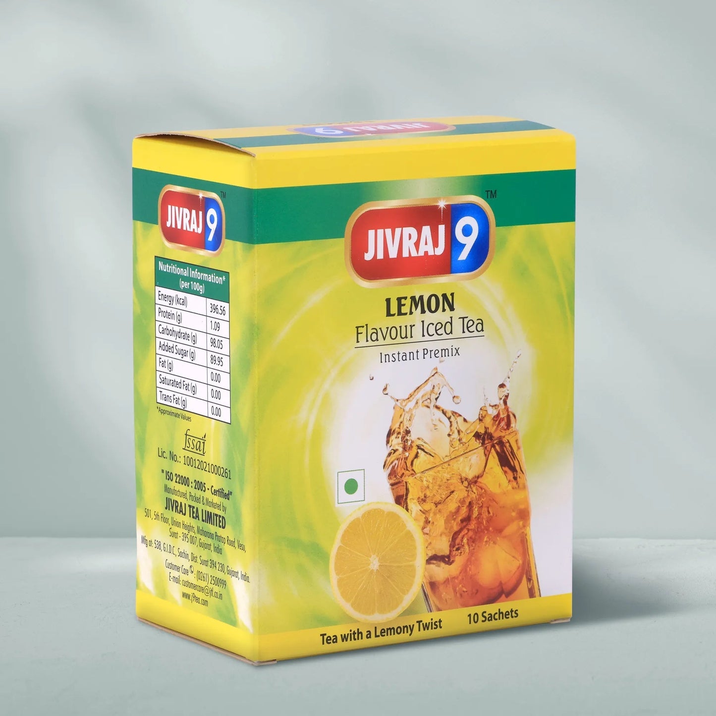 jivraj9 Tea Lemon Premix Iced Tea Box
