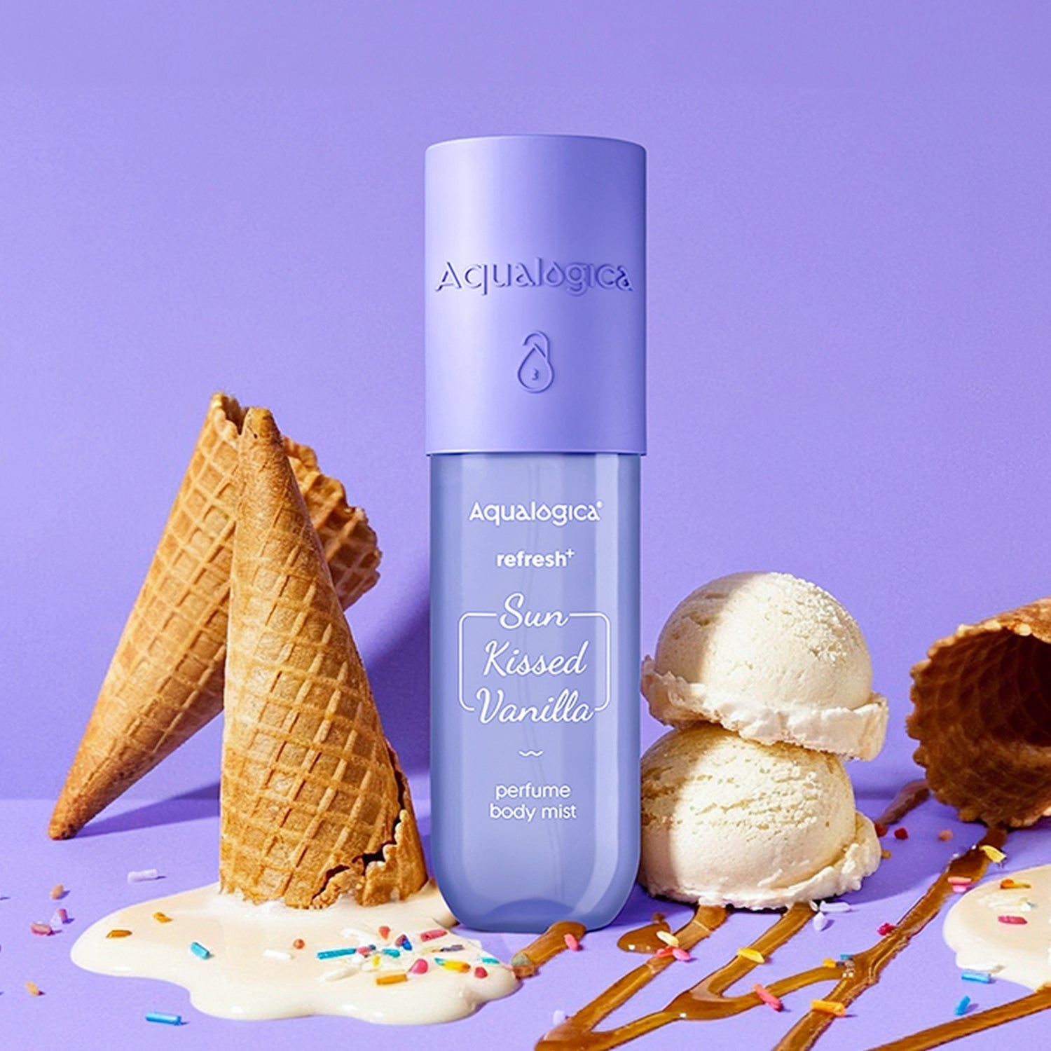 Aqualogica Refresh+ Sun Kissed Vanilla Perfume Body Mist - 150 ml