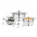 Greenchef 3-in-1 Stainless Steel Cook and Serve Induction Bottom Cookware Set