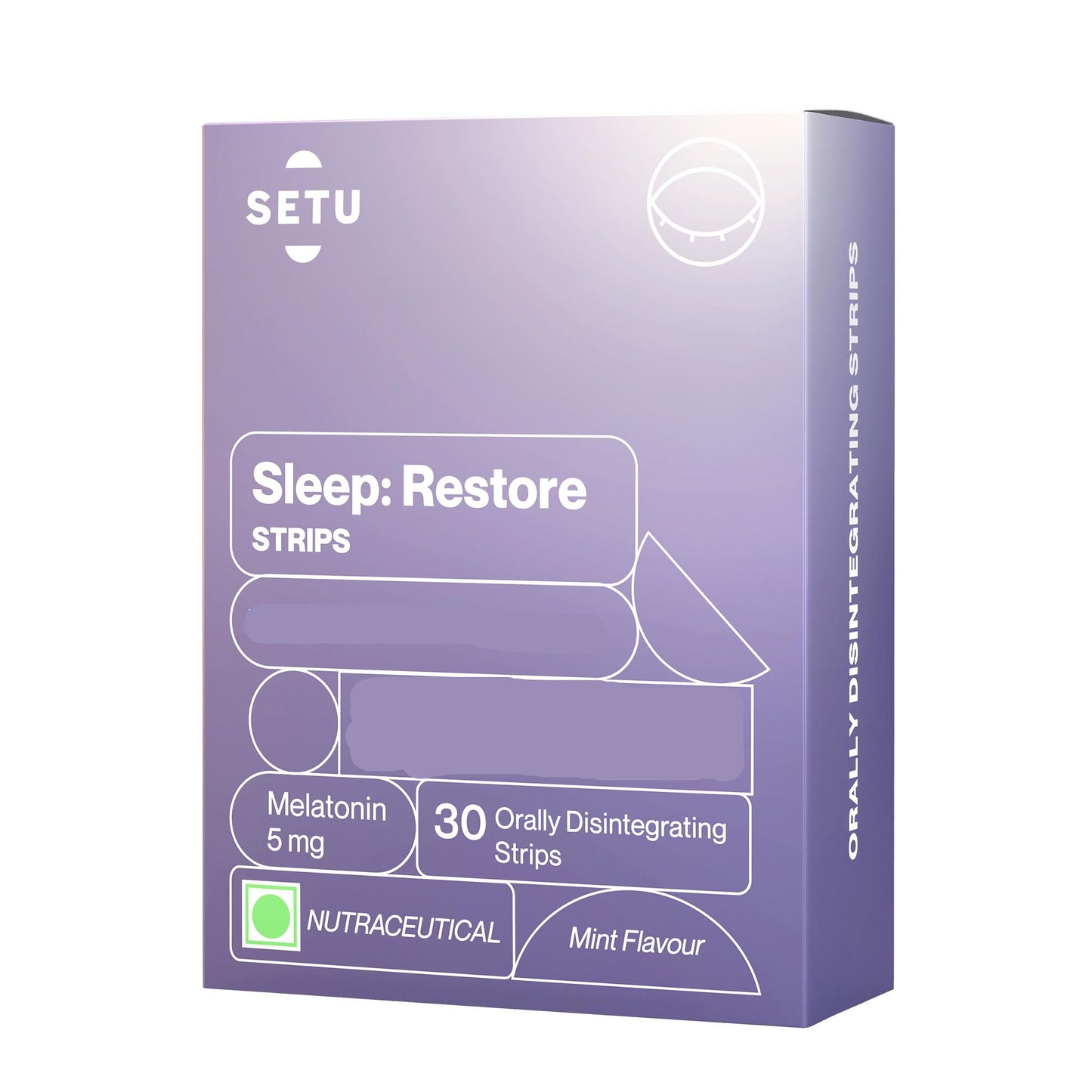Setu Sleep Restore Strips Melatonin 5 mg - 30 strips