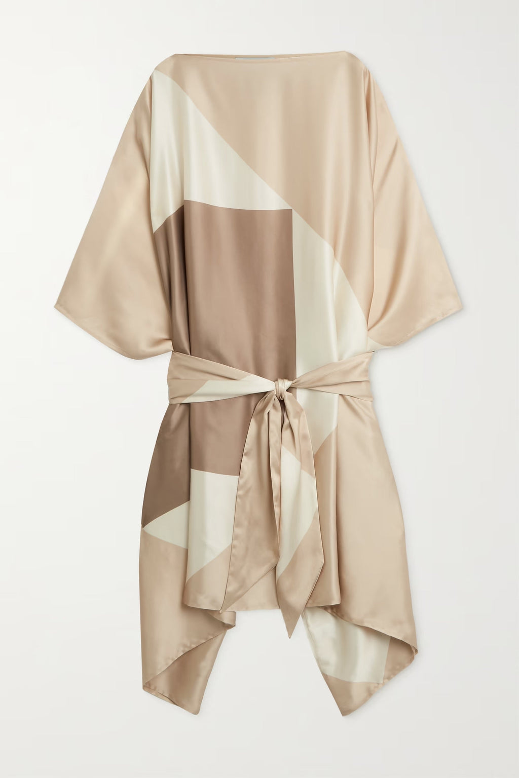 Party Wear Soft Satin Silk Short Kaftan For Women's