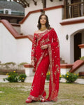 Heavy Georgette Fabric – Luxurious & Flowing Traditional Wear Sari & Blouse