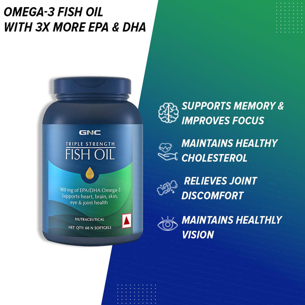 GNC Fish Oil Omega3 Capsules