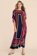 Soft Satin Silk Kaftan, Designer Long Women's Caftan