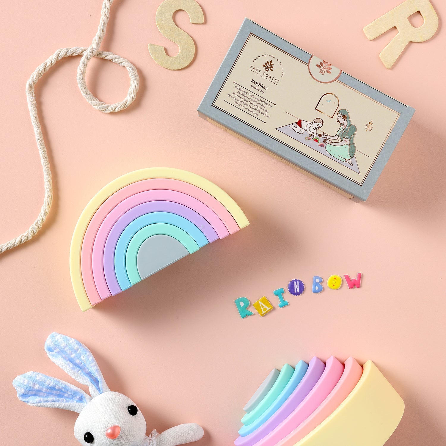 Baby Forest Itsy Bitsy Stacking Toy