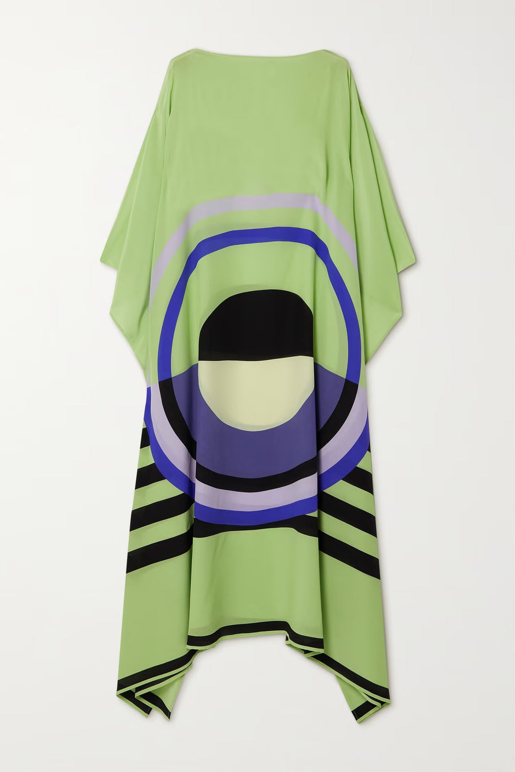 Silk Crepe Caftan, Women's Long Kaftan