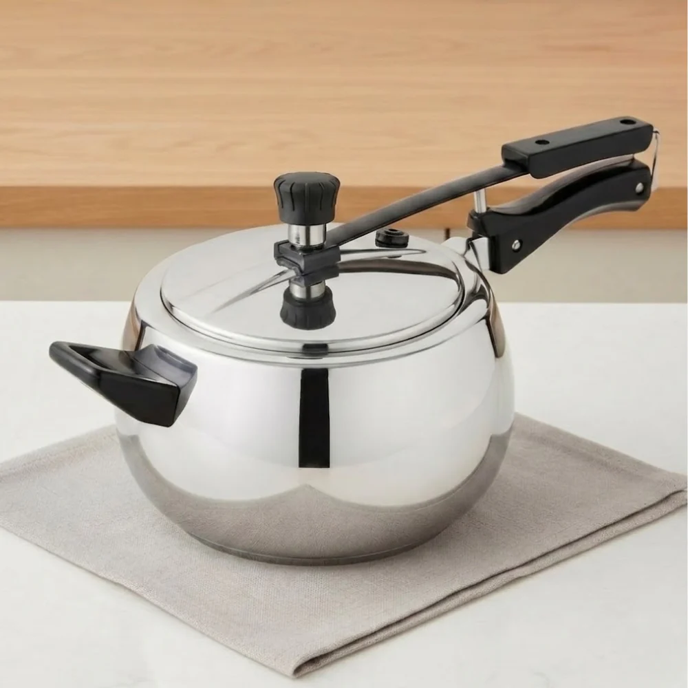 Vinod Doniv Stainless Steel Sandwich Bottom Pressure Cooker Inner Lid