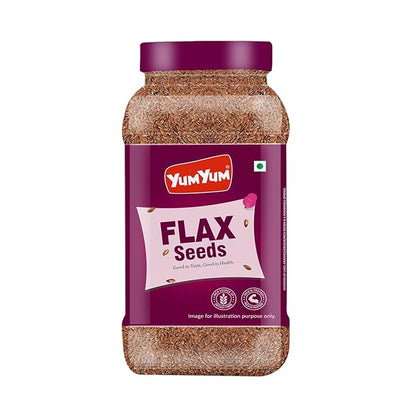 Yum Yum Roasted & Salted Flax Seeds Jar