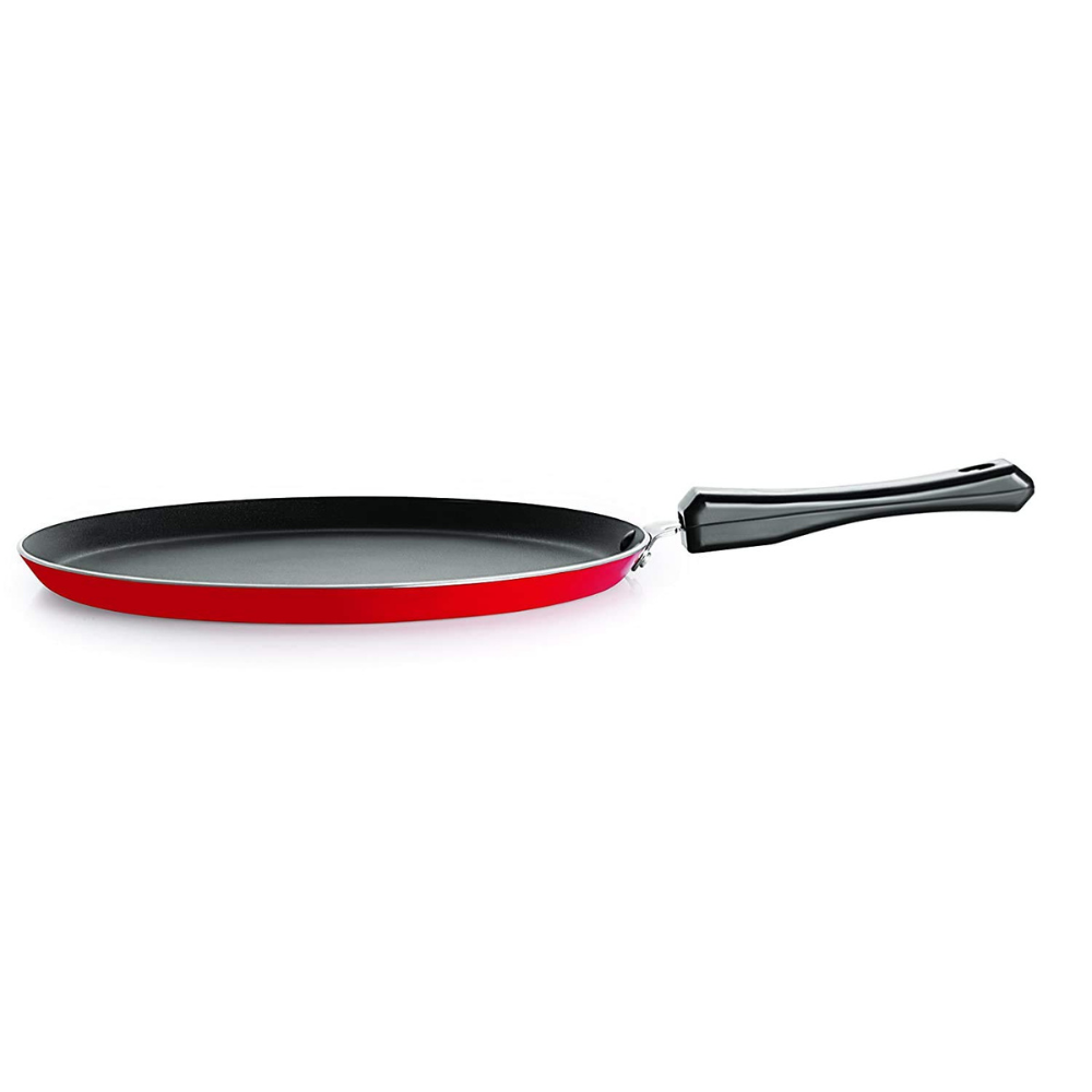 Nirlon Non Stick Aluminium Flat Dosa Tawa, Gas Stove Compatible | 25cm