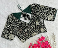 Pure Velvet Full Stitched Traditional Function Designer Blouse & Choli