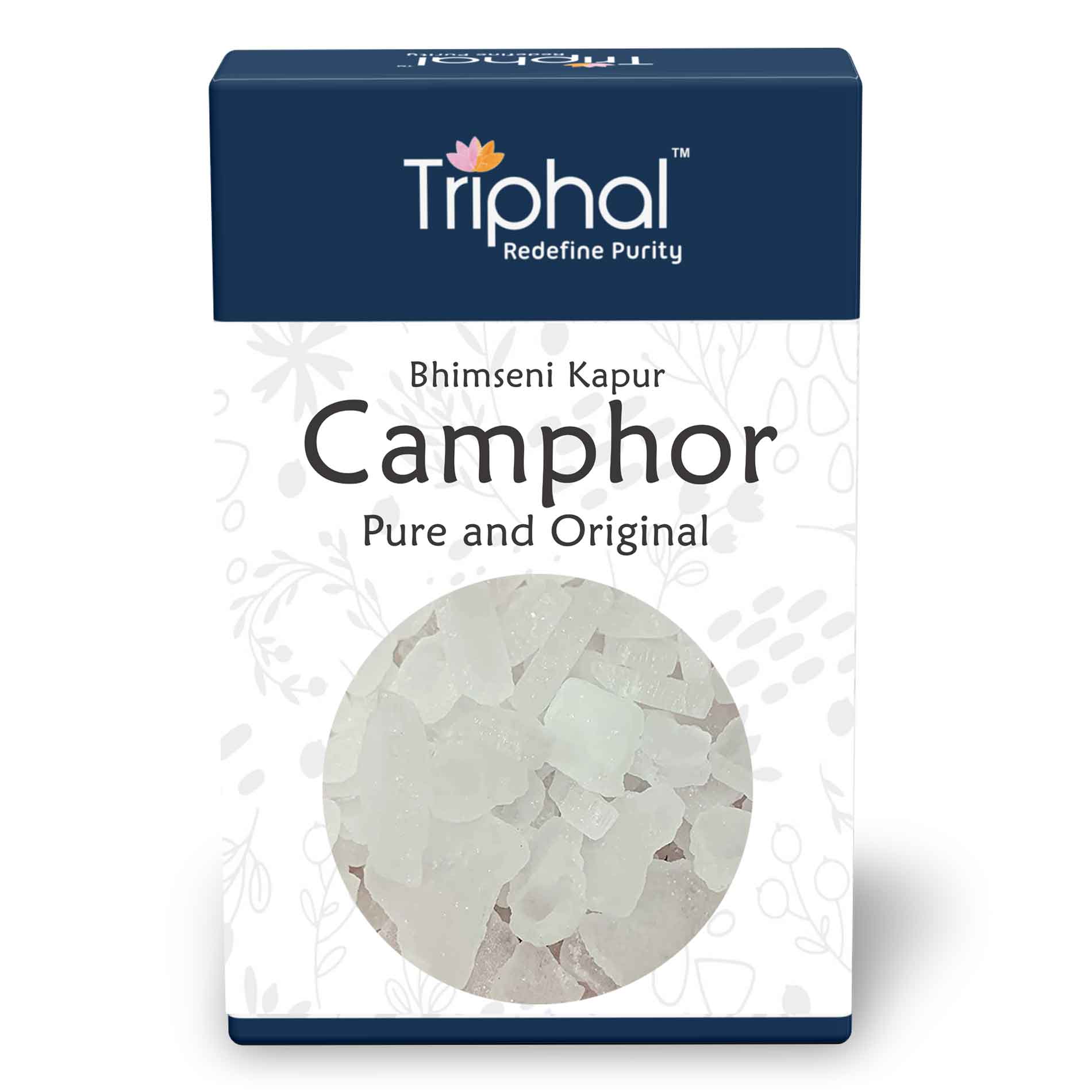 Triphal Bhimseni Kapur - Natural Camphor