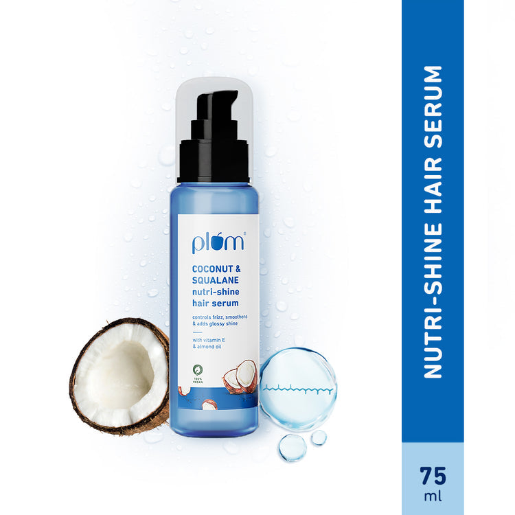 Plum Coconut & Squalane Nutri-Shine Hair Serum - 75 ML