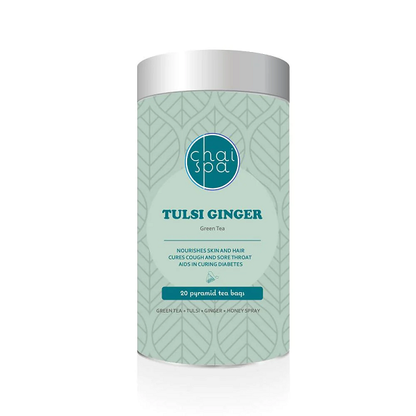 Chai Spa Tulsi Ginger Green Tea - 20 teabags