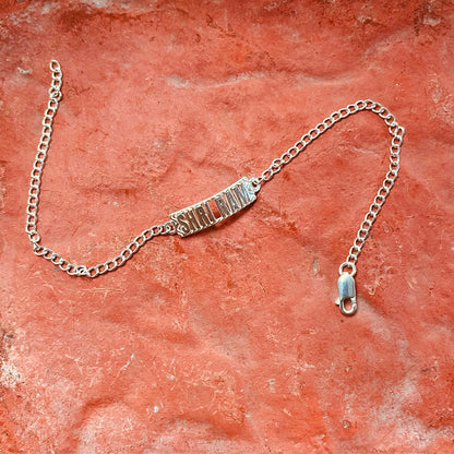 trueBrowns 925 Sterling Silver Shri Ram Silver Chain Rakhi