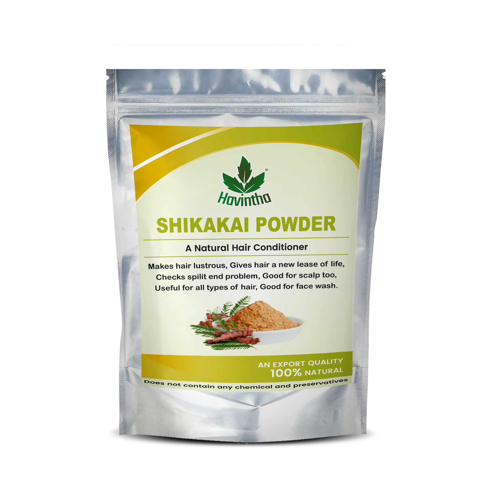 havintha organic shikakai powder for hair - 227 grams