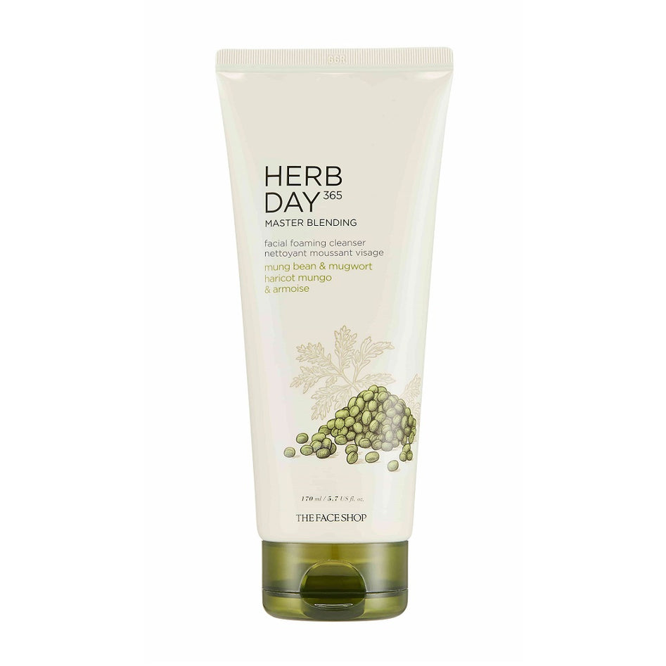 The Face Shop HERB DAY 365 Master Blending Foaming Cleanser - Lemon & Grapefruit